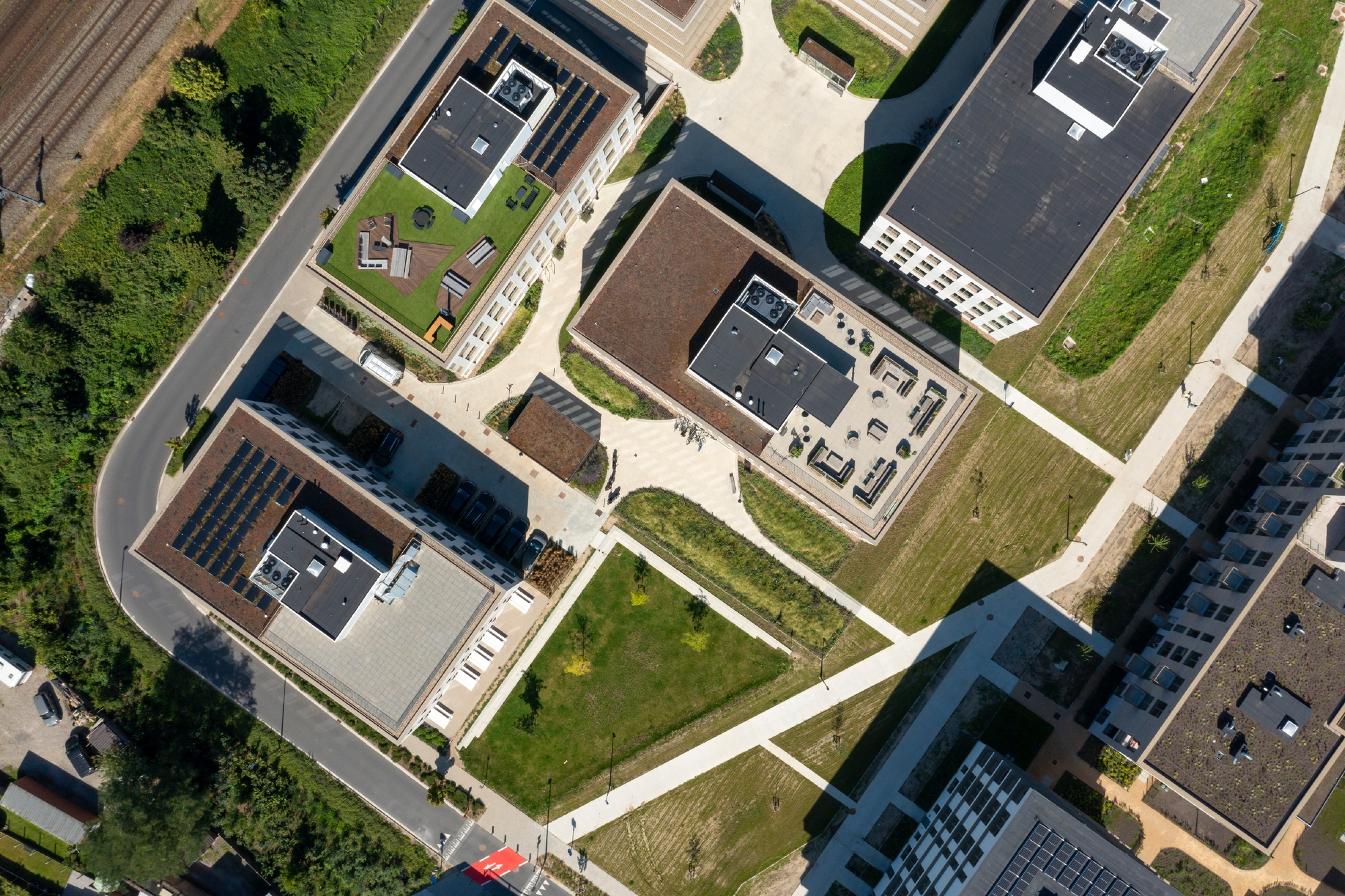 Drone foto PAX gebouw